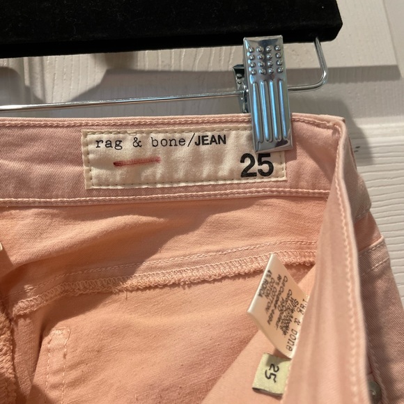 Rag & Bone Pink Blush Skinny Jeans - Picture 6 of 12